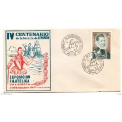 Carta con matasellos commemorativo  dia de administraciones postales