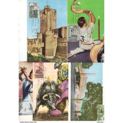 5  tarjetas maximas serie n 15904  España