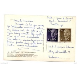 Tarjeta de santiago de compostela