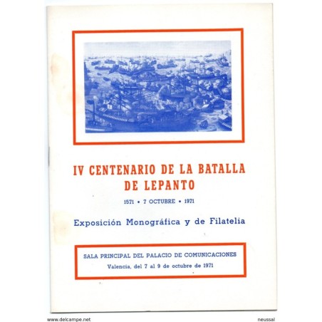Librito  Iv centenario de la batalla de lepanto de 1971