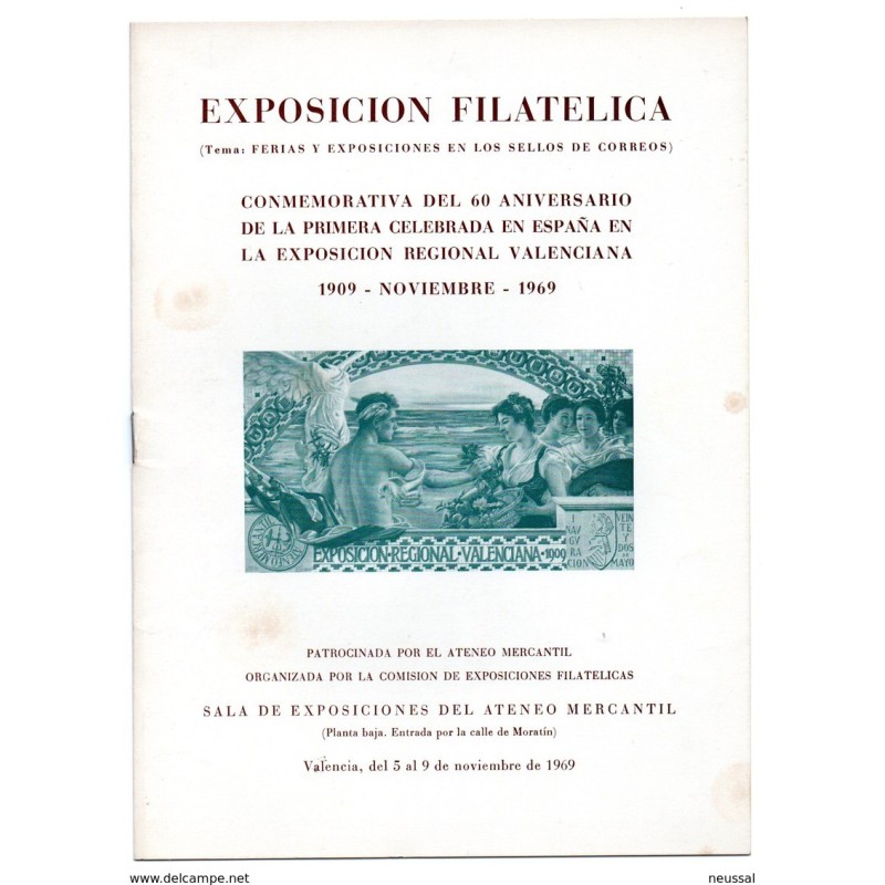 Librito exposicion filatelica de 1969 Librito exposicion filatelica de 1969