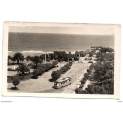Tarjeta postal de santander con matasellos correo aereo de 1959