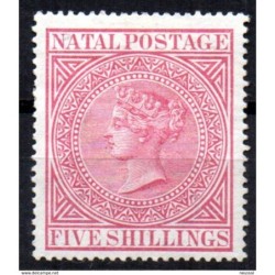 Sello natal postage  five shilling