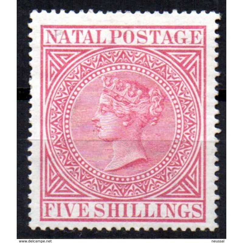 Sello natal postage five shilling Sello natal postage five shilling