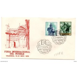 Carta con matasellos commemorativo feria del mueble valencia 1976