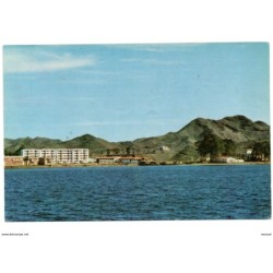 Tarjeta postal  con matasellos aguilas murcia