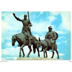 Tarjeta postal monumento cervantes