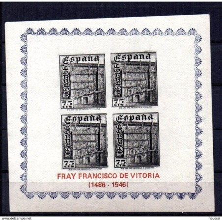 Sello n 1003FN  sd en hoja bloque  ESpaña