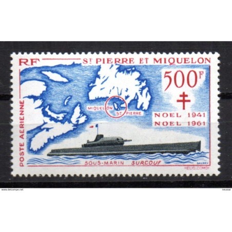 Sello n A28 Saint pierre et miquelon