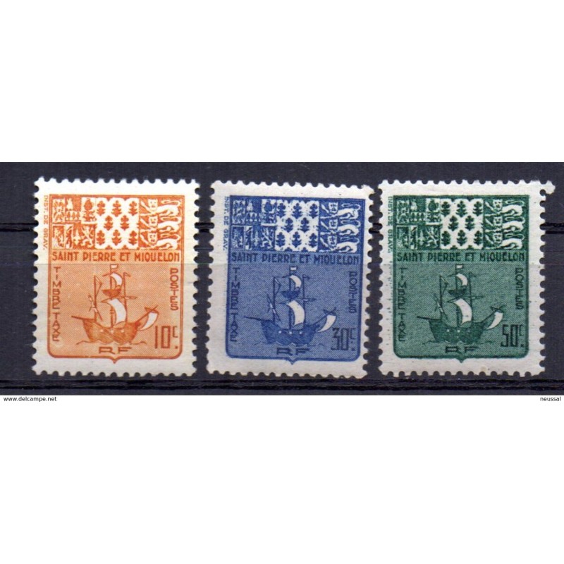 Sellos n Taxa 679  saint pierre et miquelon