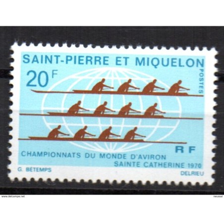 Sello  n 405  saint pierre et miquelon