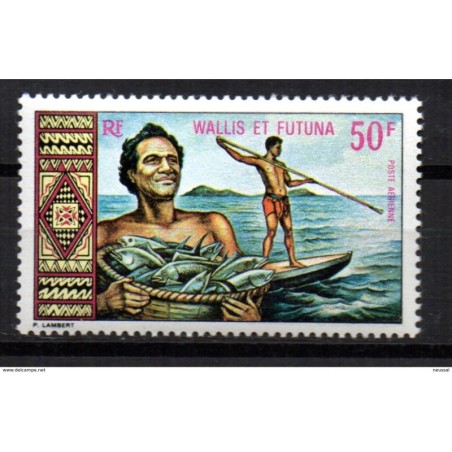 Sello  n only fish A36   wallis et futuna