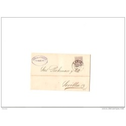 Carta con negro cadiz 1890