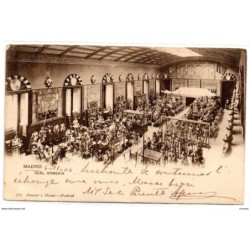 Tarjeta postal de la Real Armeria  circulada 1904 Madrid