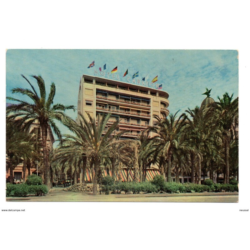 Tarjeta postal alicante hotel carlton Tarjeta postal alicante hotel carlton