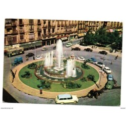 Tarjeta postal valencia plaza reina