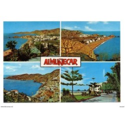 Tarjeta postal de almuñecar  circulada 1976