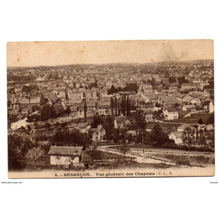 Tarjeta postal de besancon  vue generale des chaprais