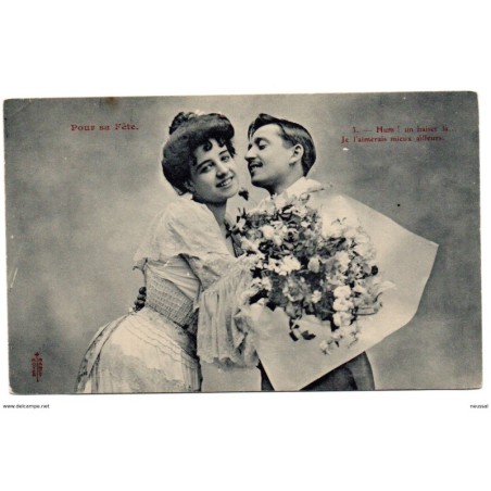 Tarjeta postal  de  pareja