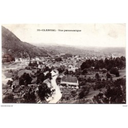 Tarjeta postal  de clerval vue panoramique
