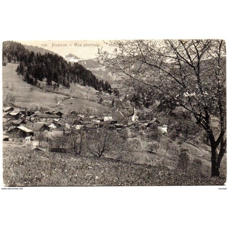 Tarjeta postal  Huemoz vue generale