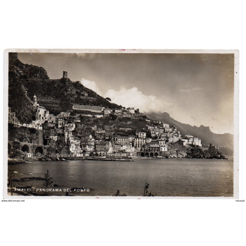 Tarjeta postal amalfi panorama del porto Tarjeta postal amalfi panorama del porto