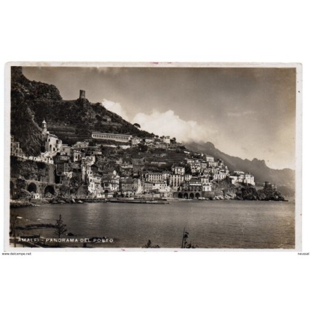 Tarjeta postal  amalfi panorama del porto