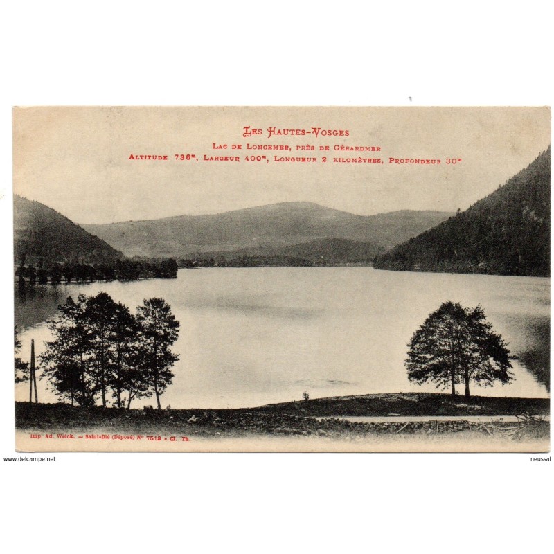 Tarjeta postal les hautes vosges Tarjeta postal les hautes vosges