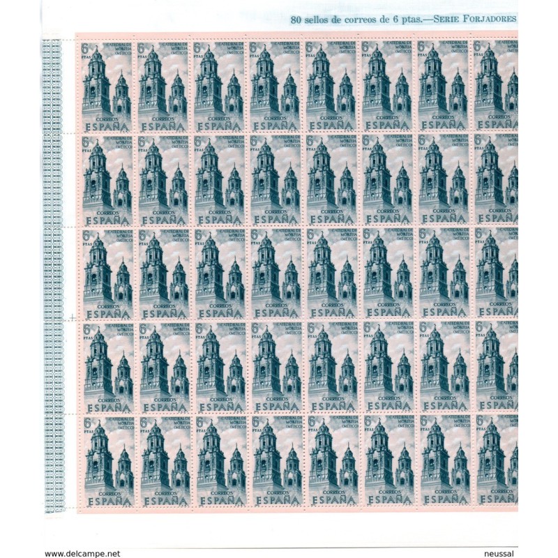 Serie n 19962000 en pliego de 80 sellos España Serie n 19962000 en pliego de 80 sellos España