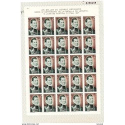Serie n 20557  en pliego de 25 sellos España