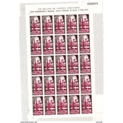 Serie n 215961  en pliego de 25  sellos España