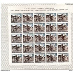 Serie n 212933  en pliego de 25  sellos España