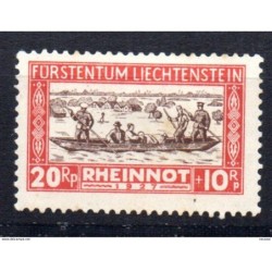Sello n 80  liechtenstein