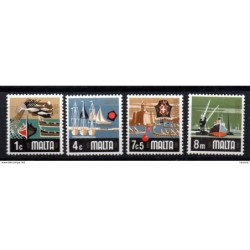 Sellos  solo barcos  malta