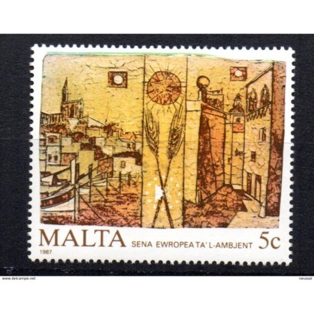 Sello n 753  Malta