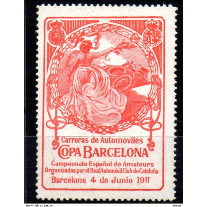 Viñeta carreras de automoviles de 1911 Viñeta carreras de automoviles de 1911
