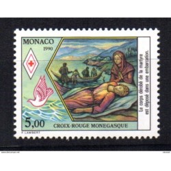 Sello n 1721 only ship  Monaco