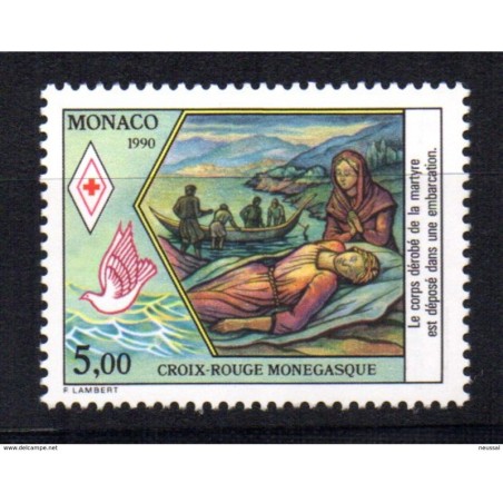 Sello n 1721 only ship  Monaco