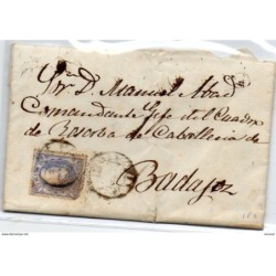 Carta dirigida a badajoz 1870