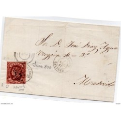 Envuelta de carta con matasellos de plasencia caceres