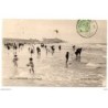 Tarjeta postal circulada de 1911 ostende la plage