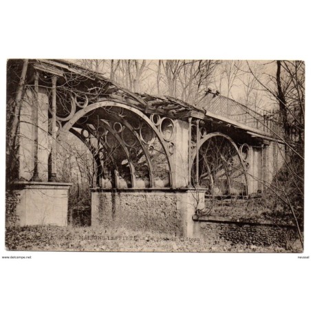 Tarjeta postal maisonslaffite  le pont circulada