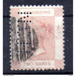 Sello n 33a con perforacion    hong kong