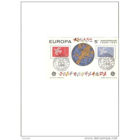 Tarjeta tema europa francia
