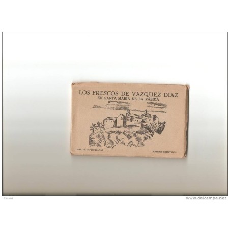 Lote  15 de tarjetas postales de  los frescos de vazquez diaz