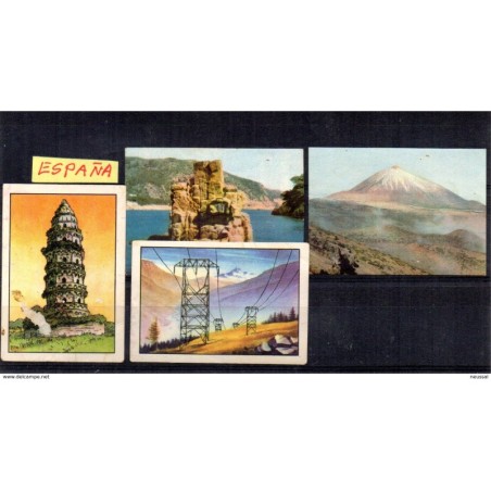 4 cromos de nestle