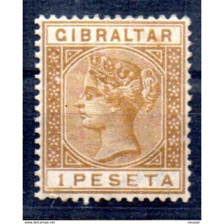 Sello  n 28  Gibraltar