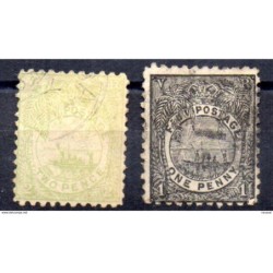 Sellos  n 41 y 43  Fiji