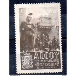 Viñeta de Alcoy fiestas de san jorge