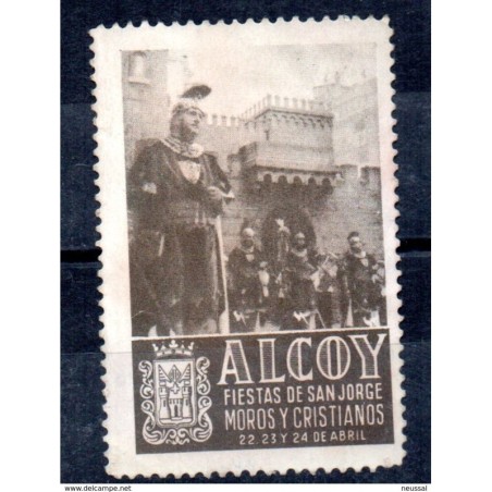 Viñeta de Alcoy fiestas de san jorge